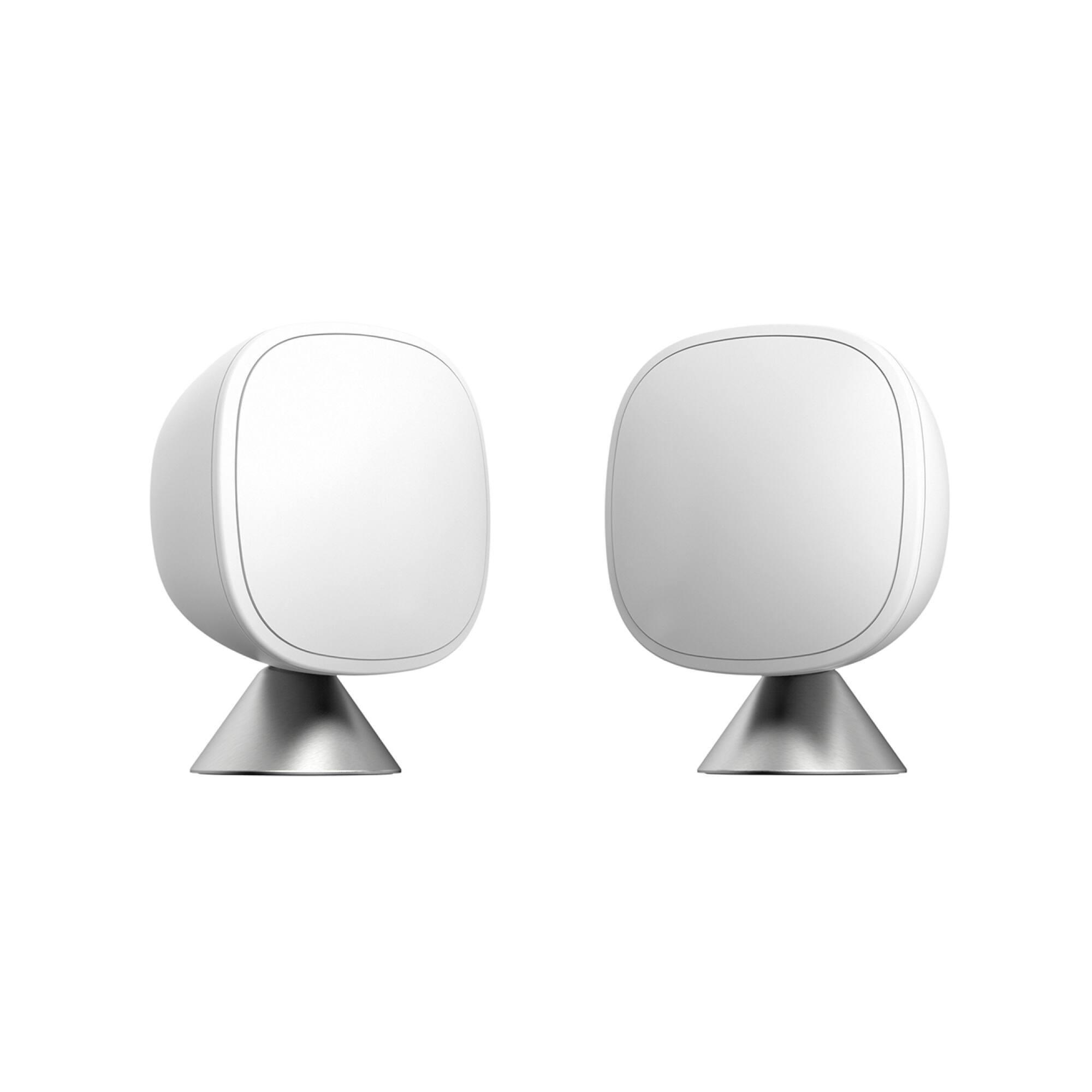 Front. ecobee - ecobee SmartSensor 2-Pack - Temperature & Occupancy Detection, Comfort, Security, Energy Savings - White.