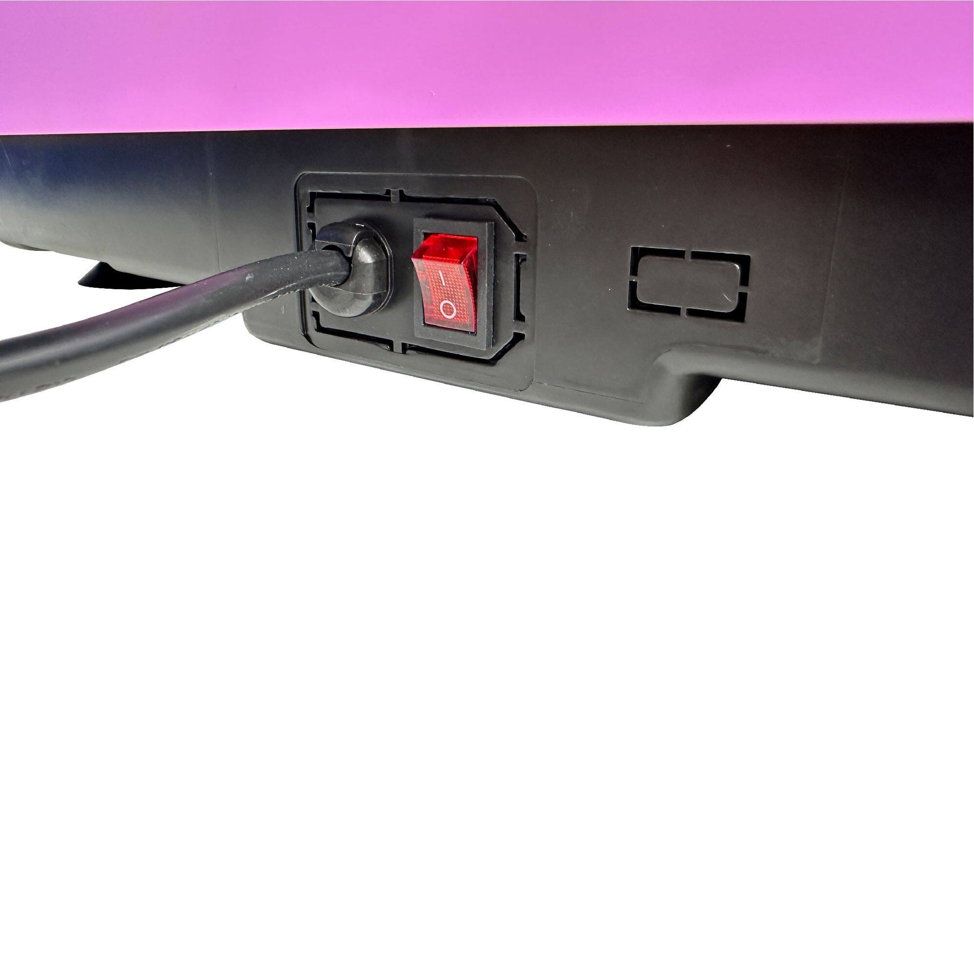 Alt View 3. Akoasm - Vibration Plate Exercise Machine for Lymphatic Drainage, Shaking Workout Board with 120 Speed Levels - Purple.