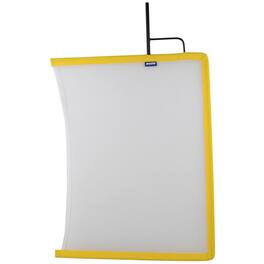 Kupo - 18x24" Open End Flag Frame, White Artificial Silk
