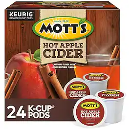 Mott's - Hot Apple Cider, Keurig® K-Cup® Pods, 24/Box (386040)
