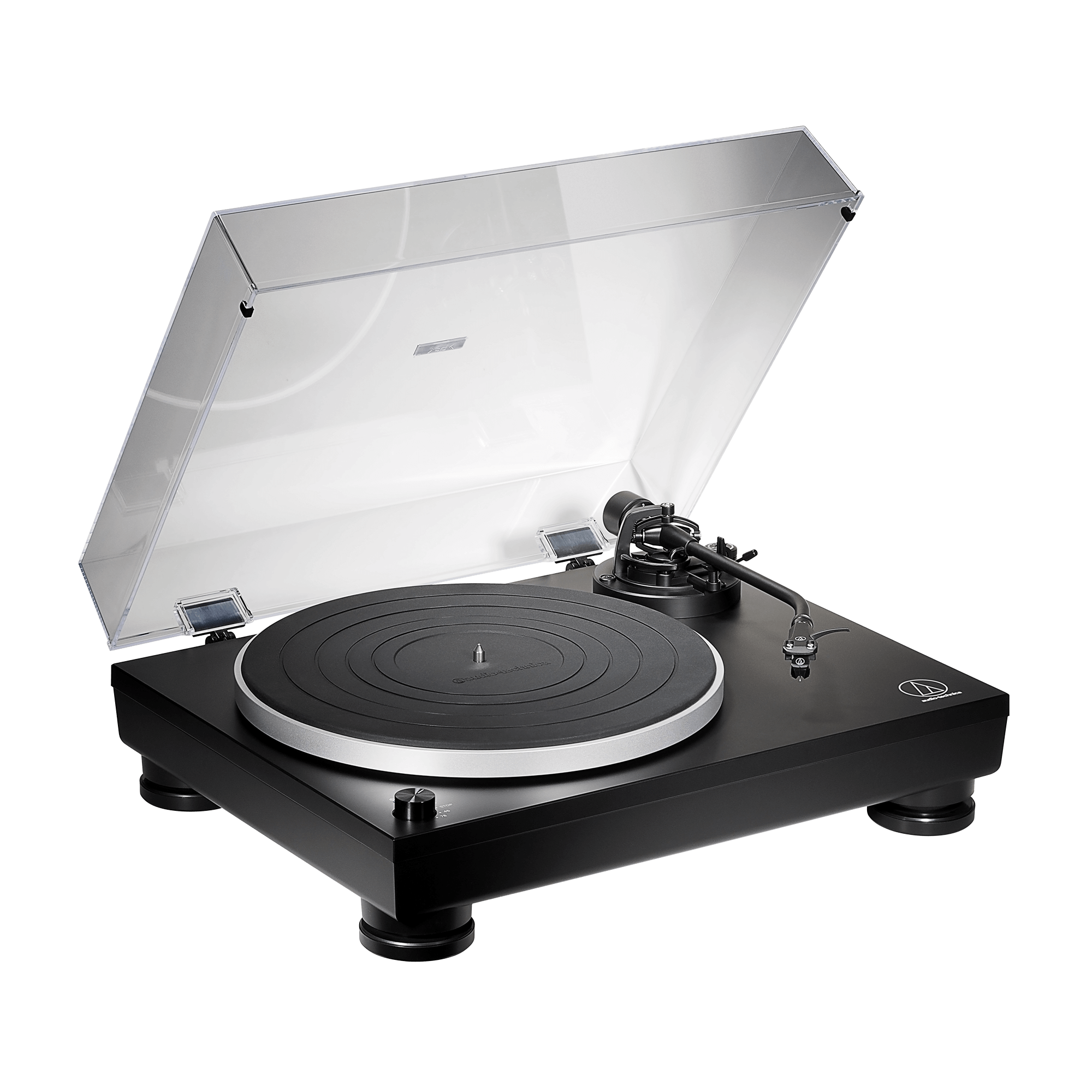Angle. Audio-Technica - Audio-Technica AT-LP5X Fully Manual Direct Drive Turntable (Black) - Black.