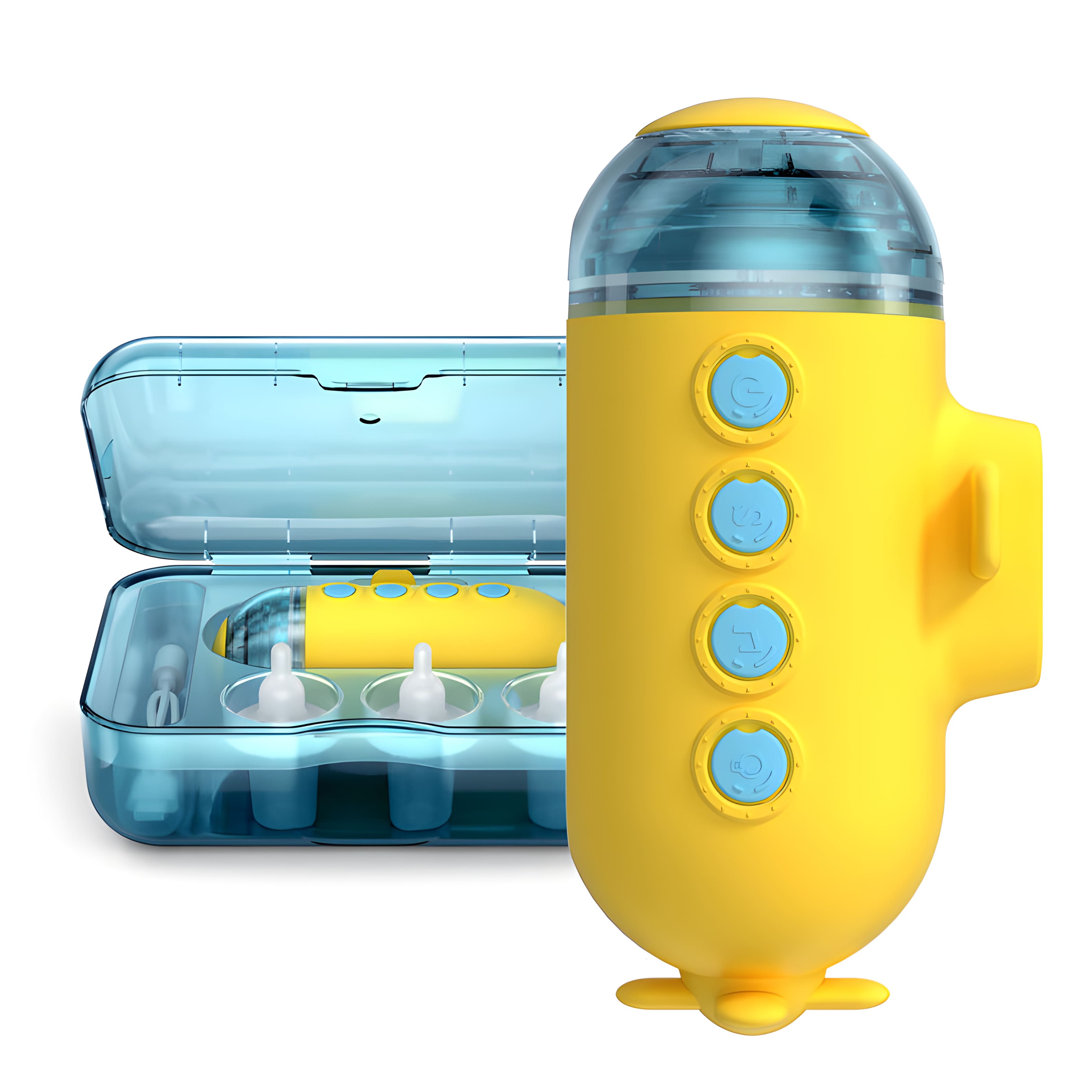Cluzine - Baby Electric Nasal Aspirator, 3 Suction Levels, Anti-Backflow, Music Soothing, IPX7 Waterproof - Multicolor price history on PriceWatchPro