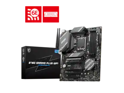 MSI B760 GAMING PLUS WIFI LGA 1700 DDR5 ATX SATA 6Gbps, Wi Fi 6E MSI B760 GAMING PLUS WIFI LGA 1700 DDR5 ATX SATA 6Gbps, Wi Fi 6E