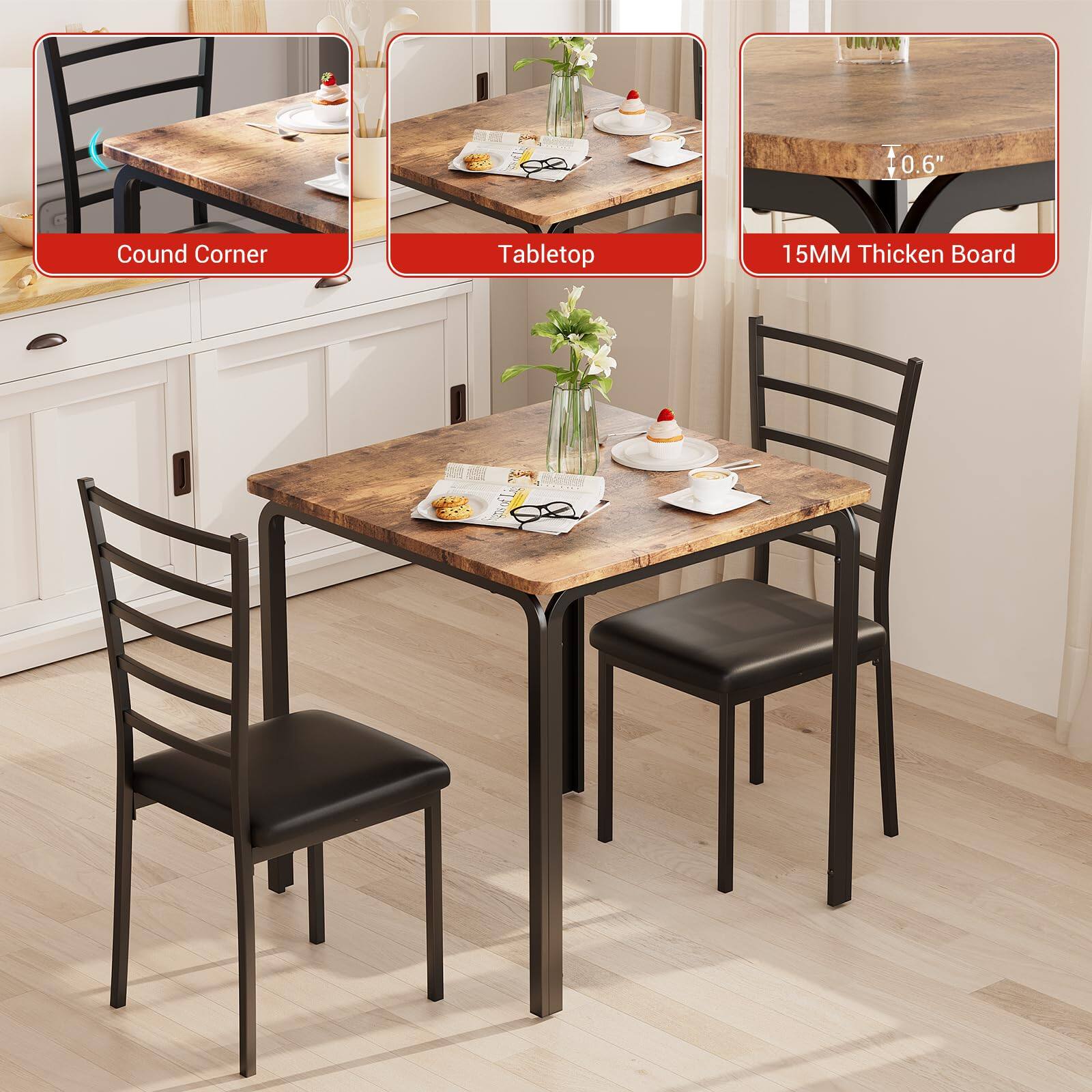 0.6" Rounded Corner Tabletop 15MM Thick Board