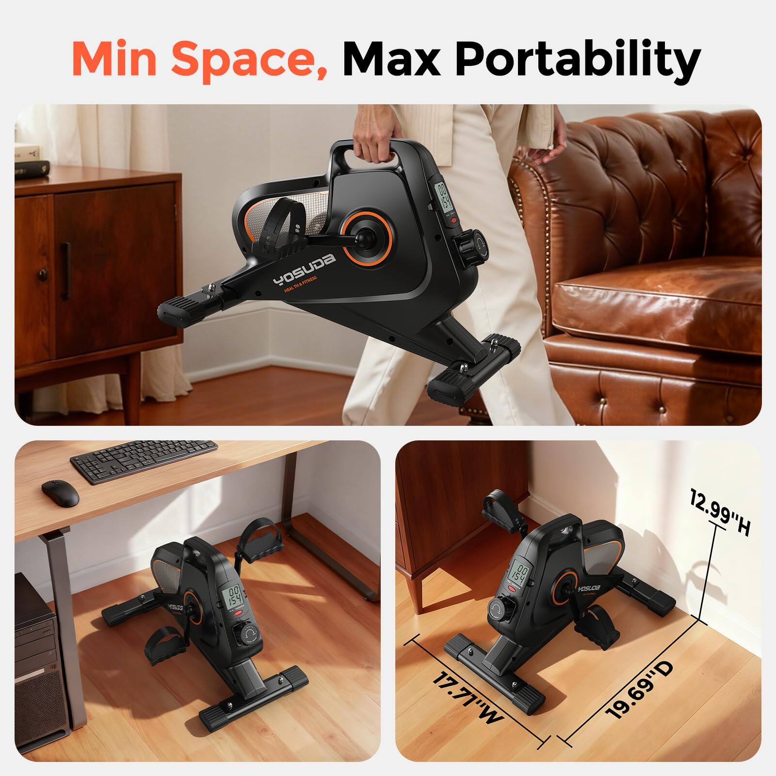 Min Space, Max Portability  
YOSUDA WNM - D  
00 SY  
KOROF  
12.99"H 17.71"W 19.69"D