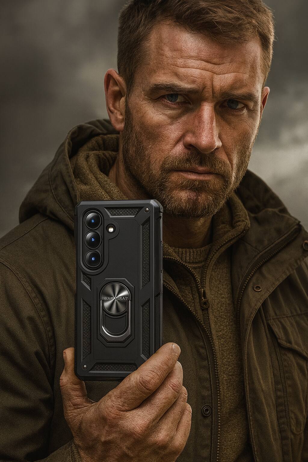 Alt View 2. SaharaCase - Raider Series Armor Pro Case for Samsung Galaxy Z Fold7 - Scorpion Black.