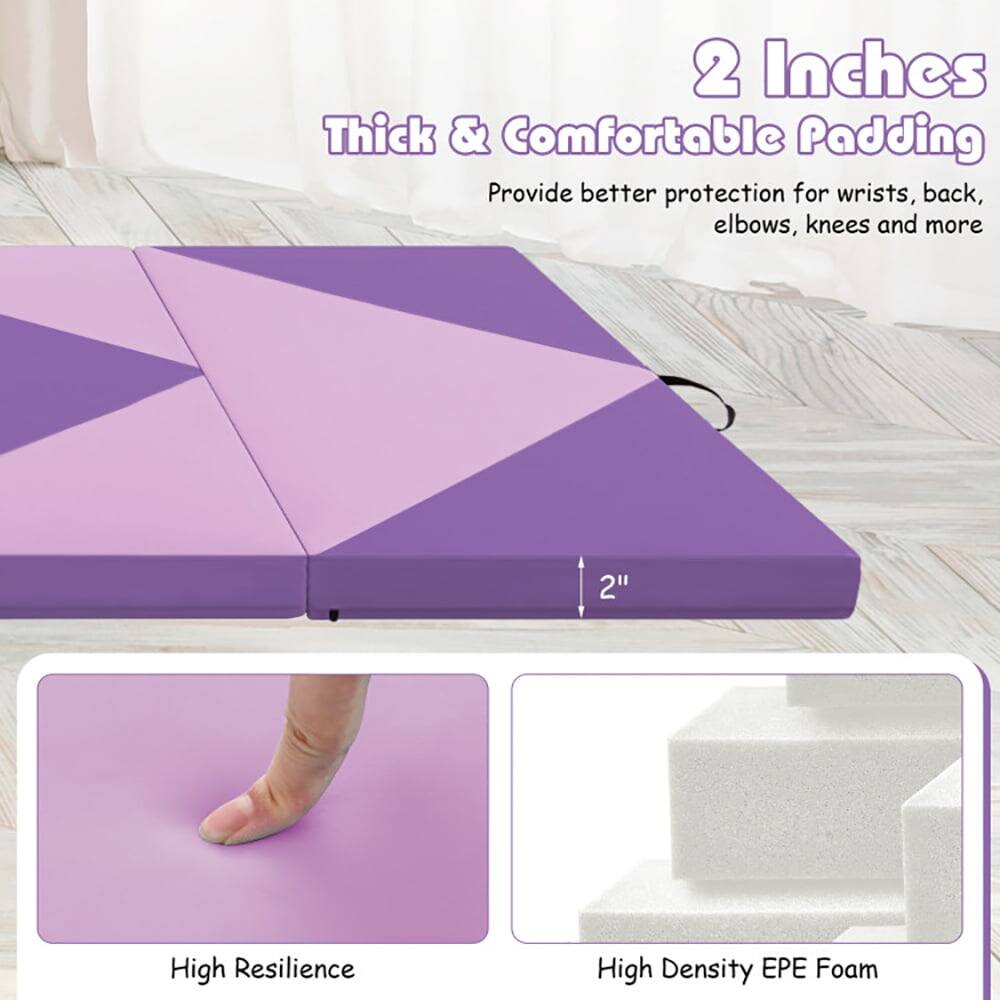 2 Inches Thick & Comfortable Padding  
Provide better protection for wrists, back, elbows, knees and more  

2" High Resilience High Density EPE Foam