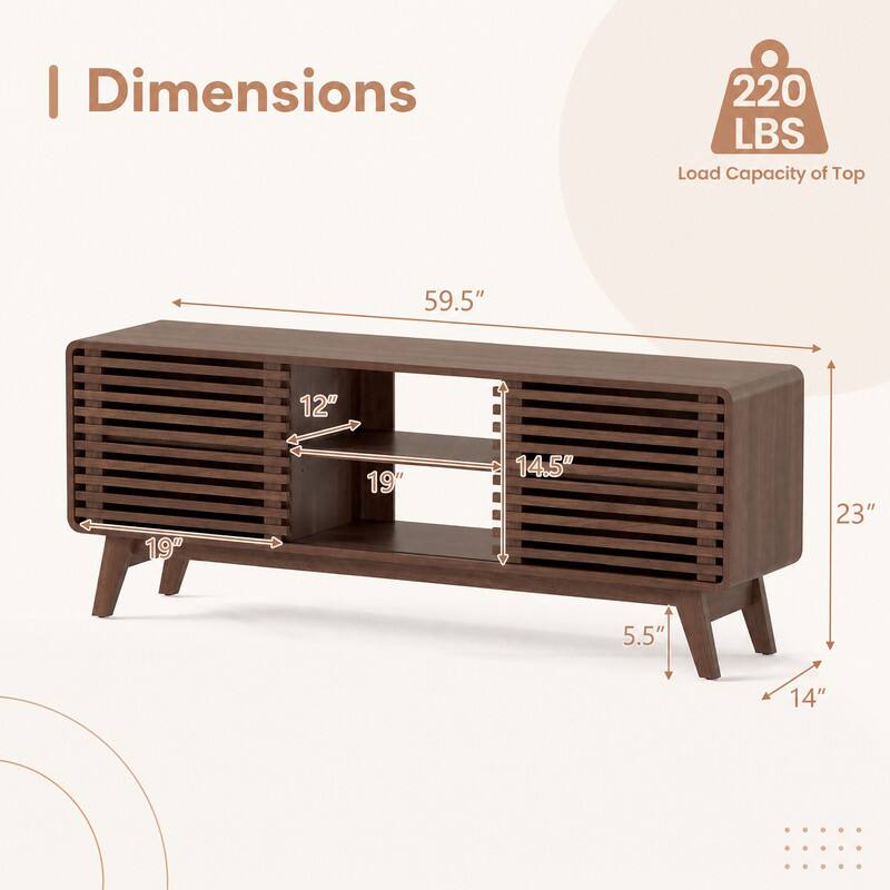 Dimensions  
220 LBS Load Capacity of Top  
59.5"  
12"  
19"  
19"  
14.5"  
23"  
5.5"  
14"