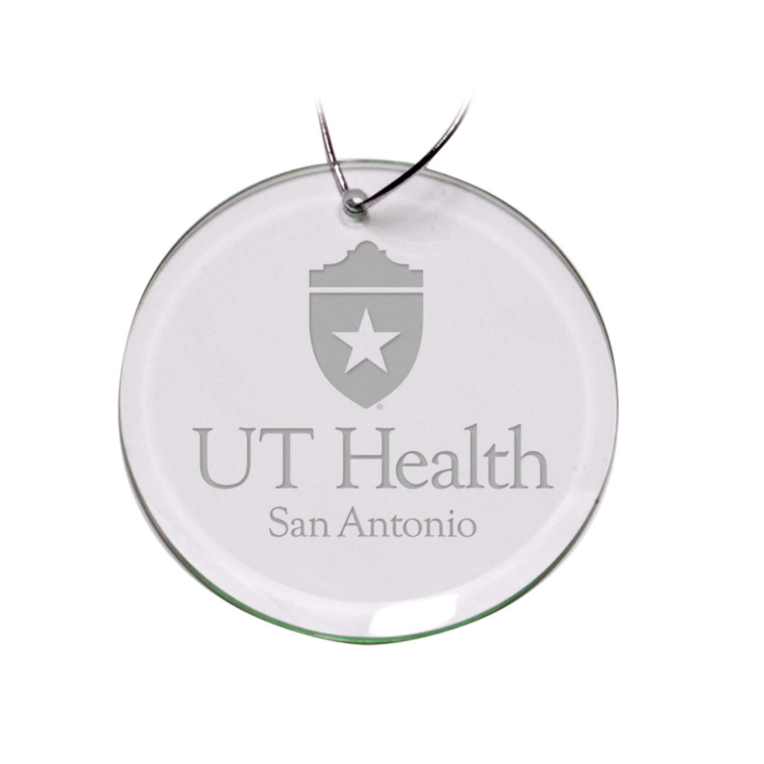 Jardine - Texas Health San Antonio 3'' Glass Round Ornament - Multicolor