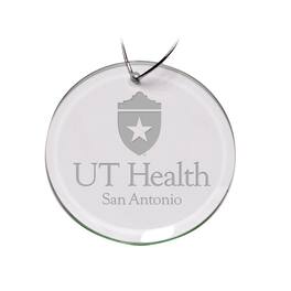 Jardine - Texas Health San Antonio 3'' Glass Round Ornament - Multicolor