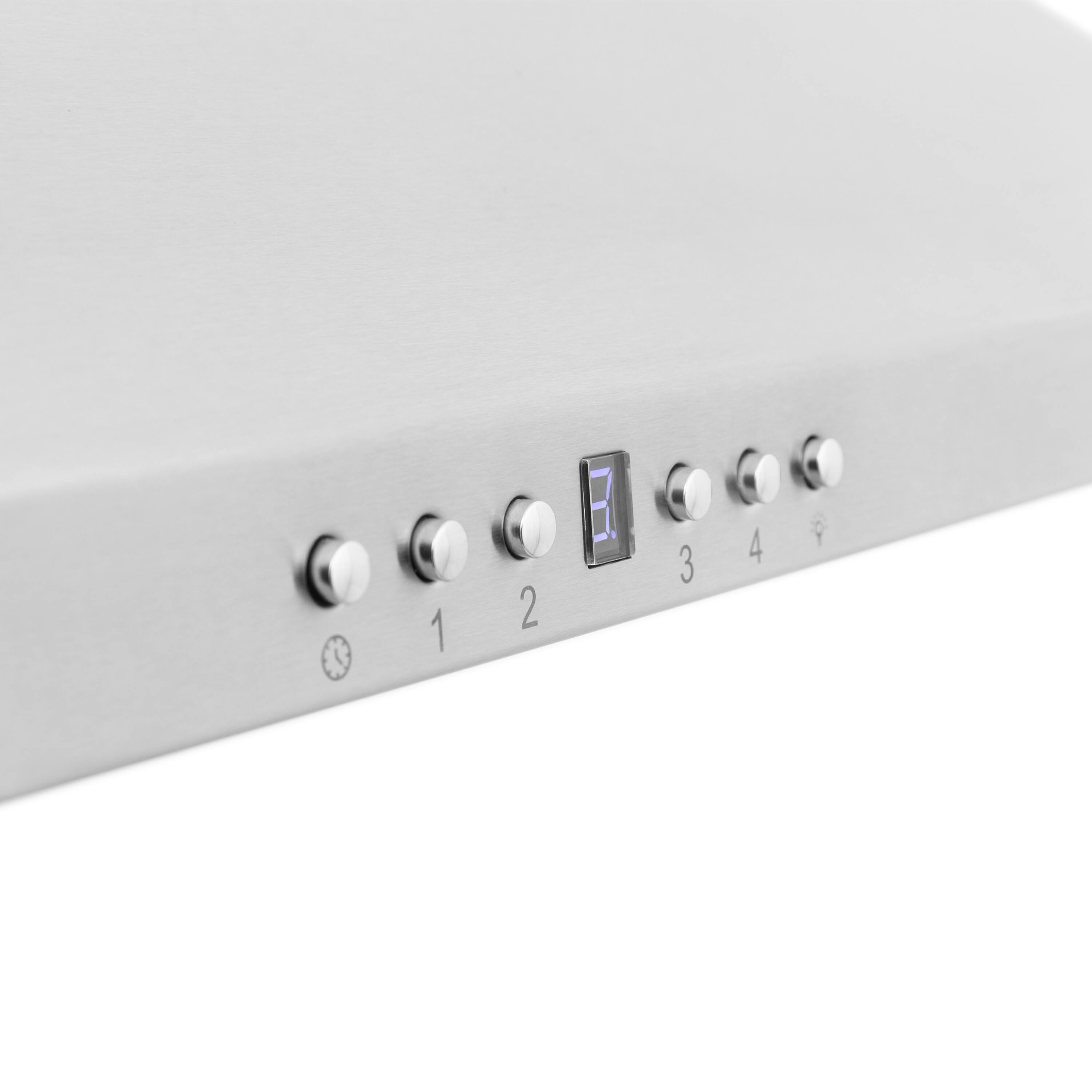 Alt View 3. ZLINE - 36" Externally Vented Range Hood - Stainless steel.