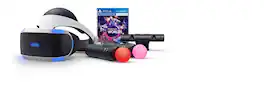 Sony - Refurbished Excellent - PlayStation VR Worlds Bundle PS4 Headset for PlayStation 4, 1-Pack - Multicolor
