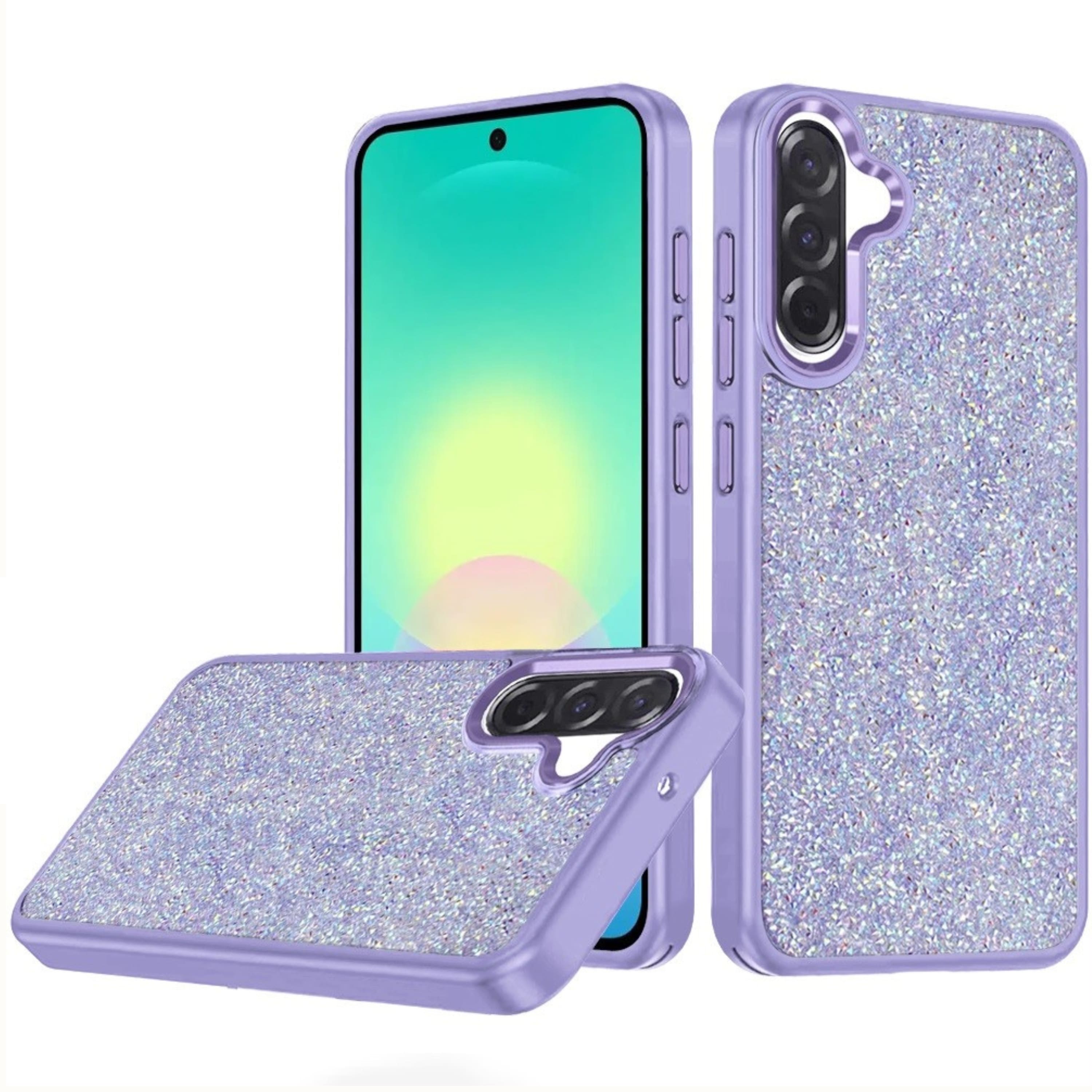 Kitcheniva - Full Crystal Bling Case With Tempered Glass For Samsung A27 5G - Purple price history on PriceWatchPro