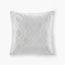 Gracie Mills - Armand Turkish Ogee European Pillow Sham - Silver