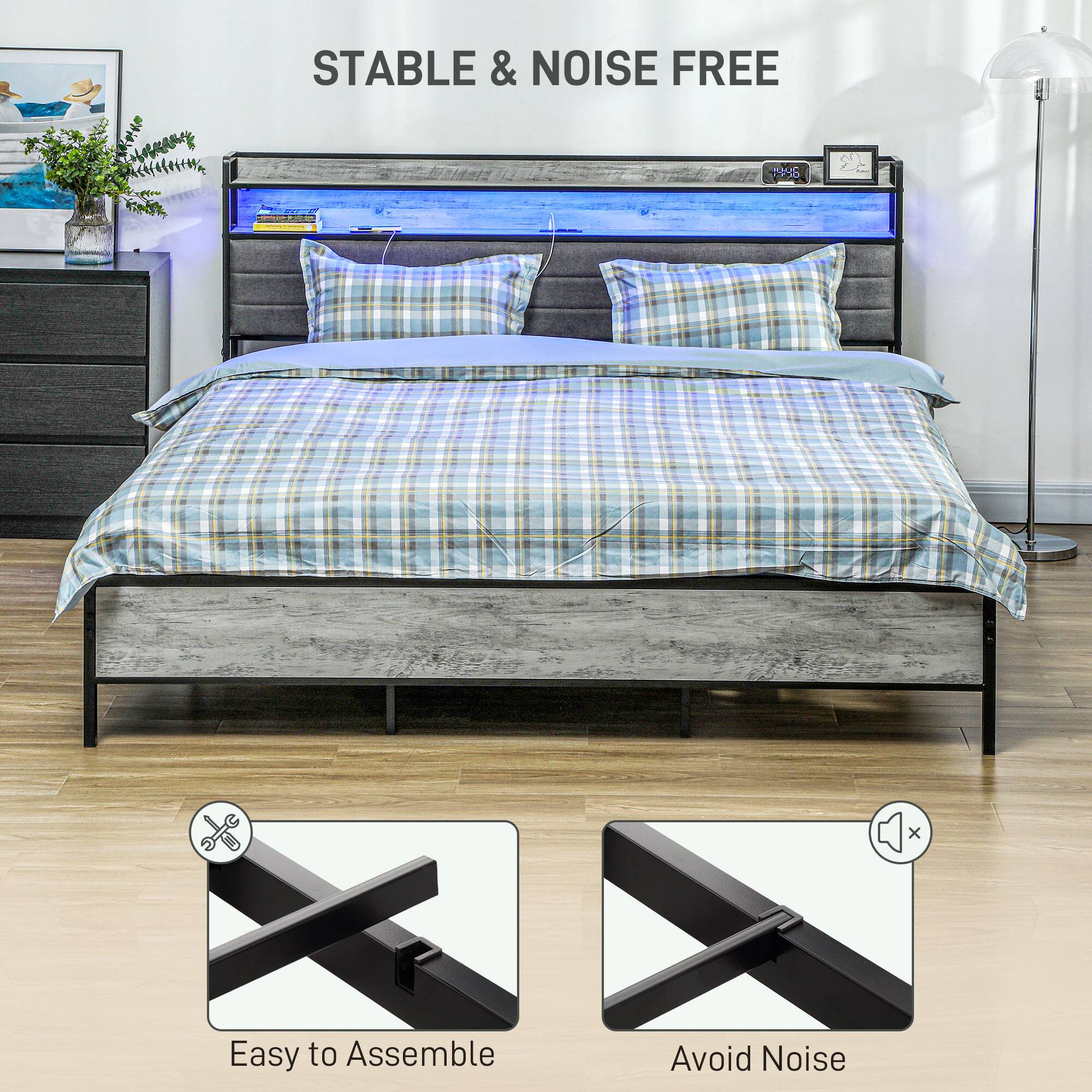 STABLE & NOISE FREE
Easy to Assemble
Avoid Noise