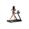 Front. NordicTrack - NordicTrack T Series 16: Folding Treadmill with Incline & Decline, 16" Smart HD Touchscreen, & Powered by iFIT - Black.