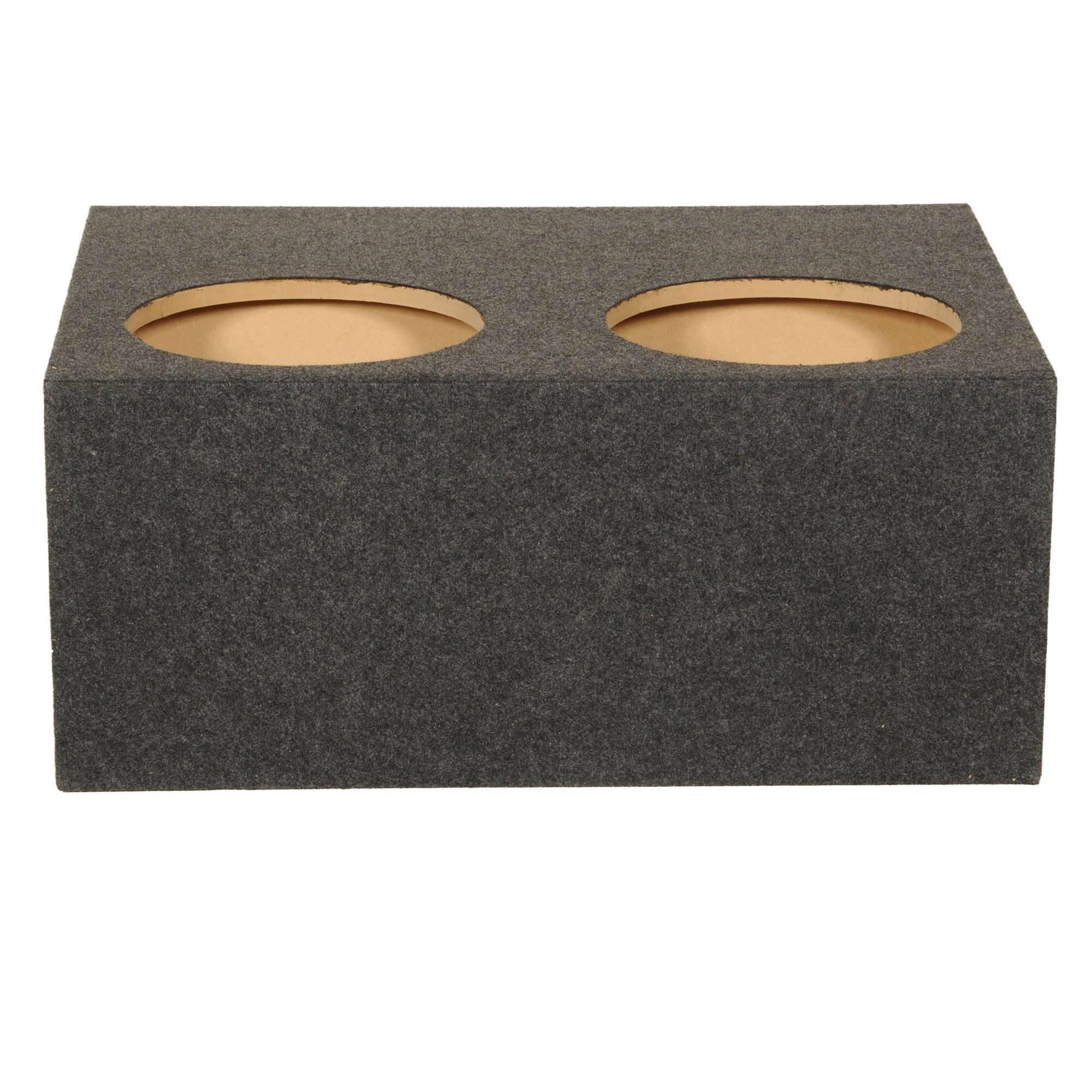Alt View 4. QPower - Q Power 4 Hole 12" Sealed Divided Subwoofer Box & 12" 1800W Subwoofer (4 Pack) - Black.