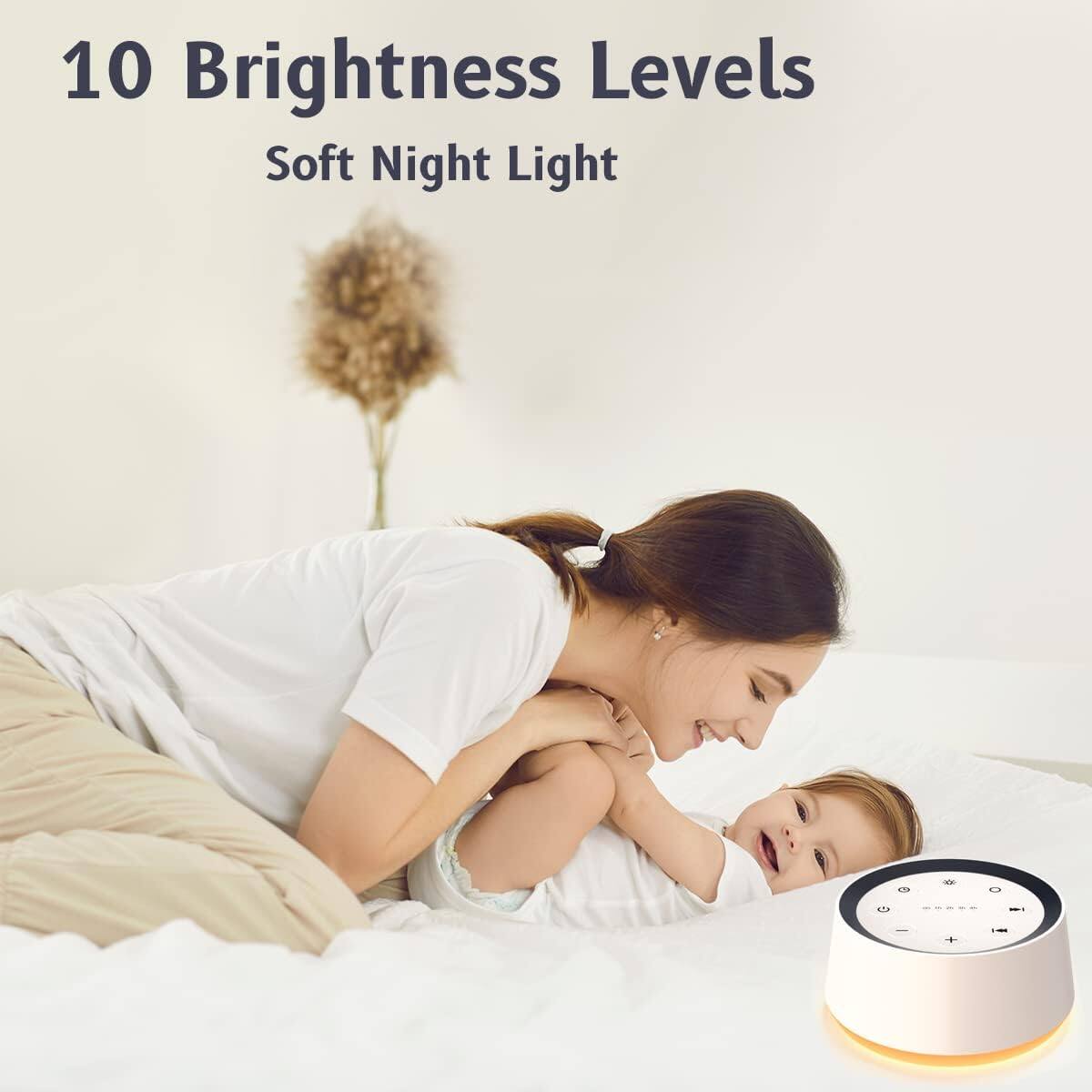 10 Brightness Levels  
Soft Night Light