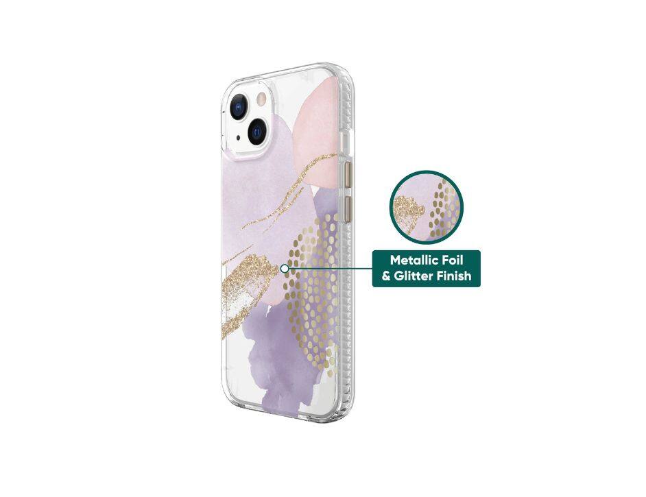 Metallic Foil & Glitter Finish