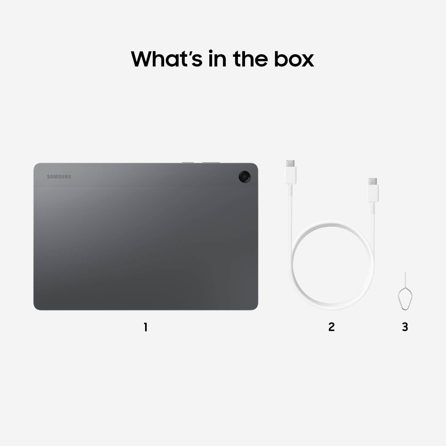 What's in the box

1. SAMSUNG
2. 
3.