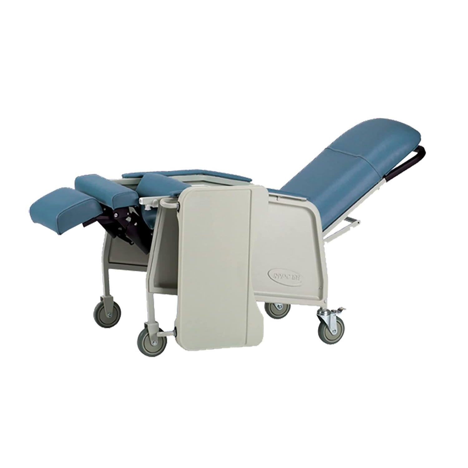 Alt View 1. Invacare - Traditional Three-Position Recliner, 19in Seat, 250lb Capacity - Blue Ridge.