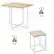 The image shows a table and a stool with their dimensions and weight capacities. The table is 31" in length and 31" in width, and it can support up to 150 lbs. The stool is 18" in height and can support up to 220 lbs.