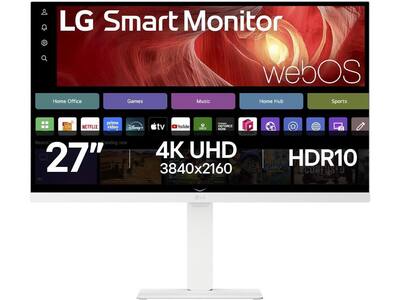 LG 27 inch 4K UHD webOS Smart Monitor with USB Type C PD 65W LG 27 inch 4K UHD webOS Smart Monitor with USB Type C PD 65W