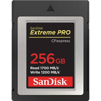 SANDISK 256GB Extreme PRO CFexpress Card Type B SDCFE 256G GN4NN SANDISK 256GB Extreme PRO CFexpress Card Type B SDCFE 256G GN4NN