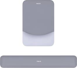 mosiso - Wrist Rest Support for Mouse Pad, Ergonomic Mousepad Non-Slip Base, Design Desk Accessories Mat for Home Game Office - Gray