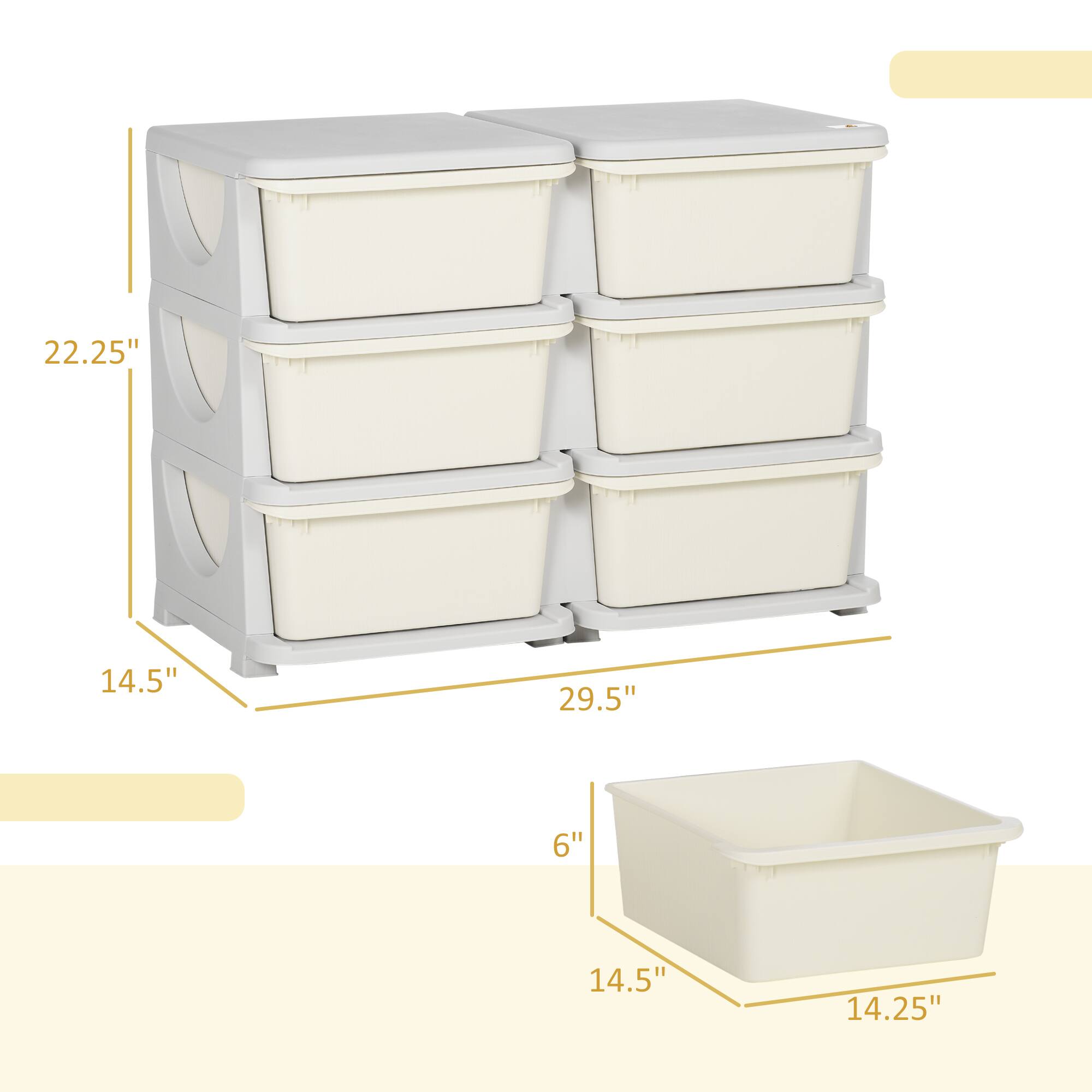 22.25"  
14.5"  
29.5"  
6"  
14.5"  
14.25"