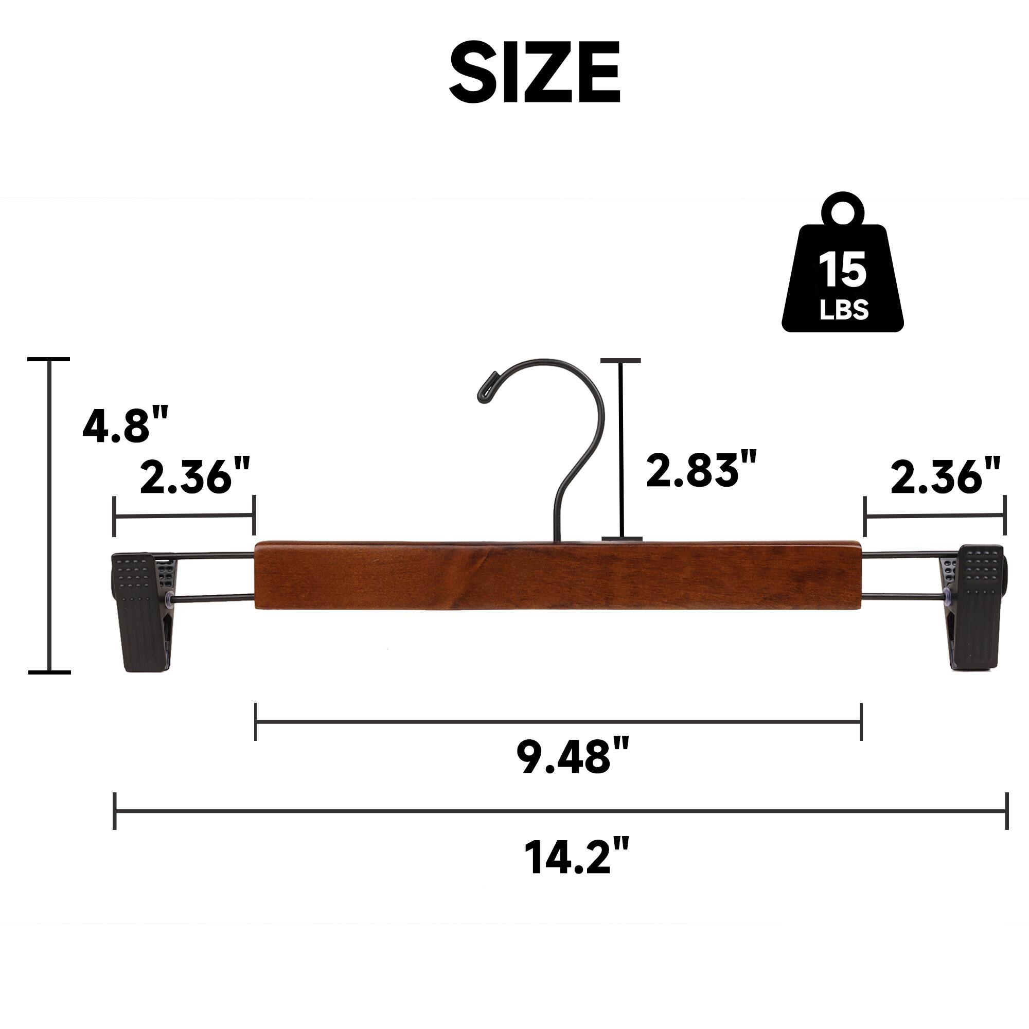 Sure, here is the corrected and grouped text from the image:

- **Size:**
  - 4.8" (height)
  - 2.36" (width)
  - 2.83" (height of the hook)
  - 2.36" (width of the hook)
  - 9.48" (length of the bar)
  - 14.2" (overall length)
  - 15 LBS (weight)