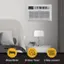 24 Hour Timer, Sleep Mode, 8-Way Louvers