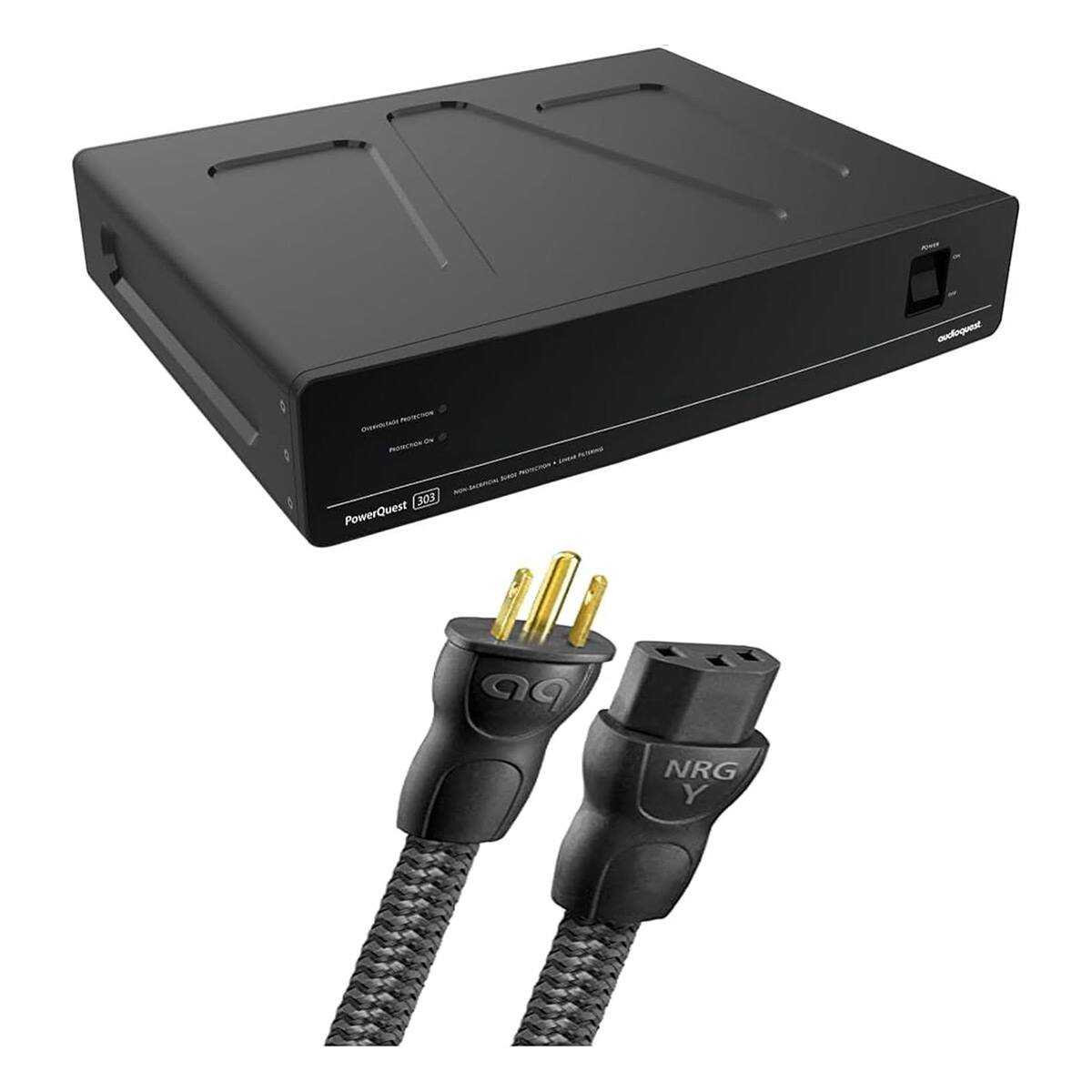 PowerQuest 303  
OVERVOLT PROTECTION  
POWERED ON  
NRG Y