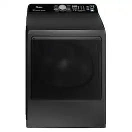 Midea - 7.4 Cu. Ft. Extra-Large Capacity Gas Dryer with QuadSensor Dry - Charcoal Gray