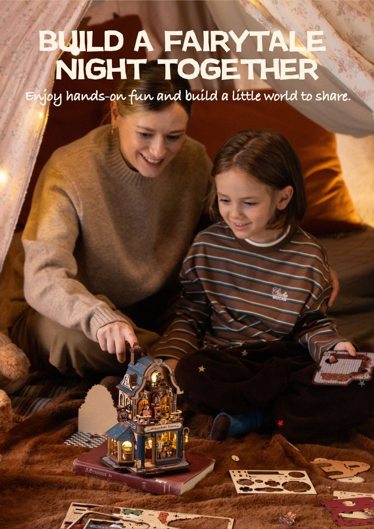 BUILD A FAIRYTALE NIGHT TOGETHER  
Enjoy hands-on fun and build a little world to share.