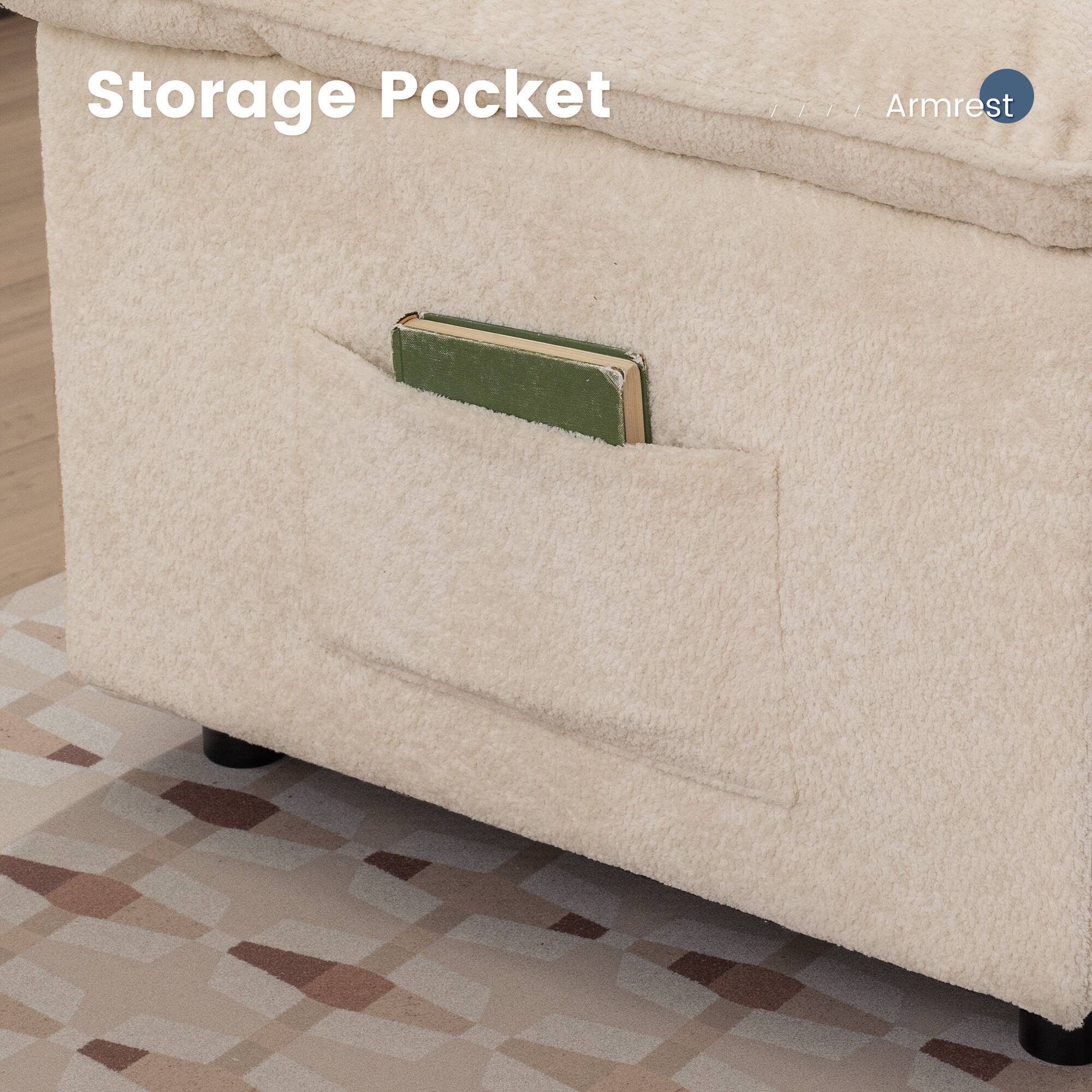 Storage Pocket  
Armrest
