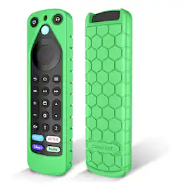 Kitcheniva - Anti-Slip Shockproof Silicone Remote Case For Alexa Voice Remote Pro 2022 Green Glow - Green Glow