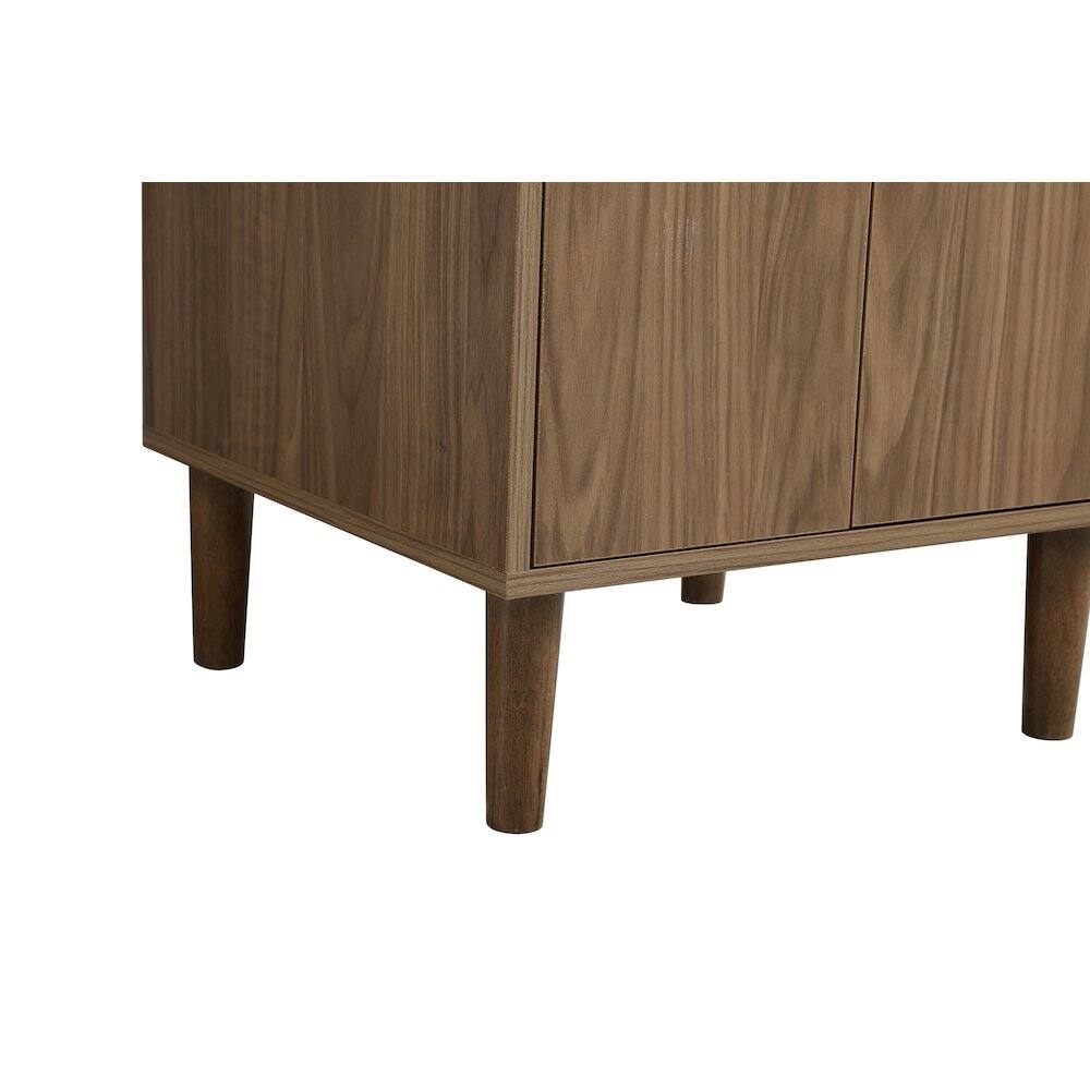 Alt View 6. Elegant Kitchen and Bath - Chandler 20 Inch Single Bathroom Vanity In Walnut Brown - Walnut Brown.