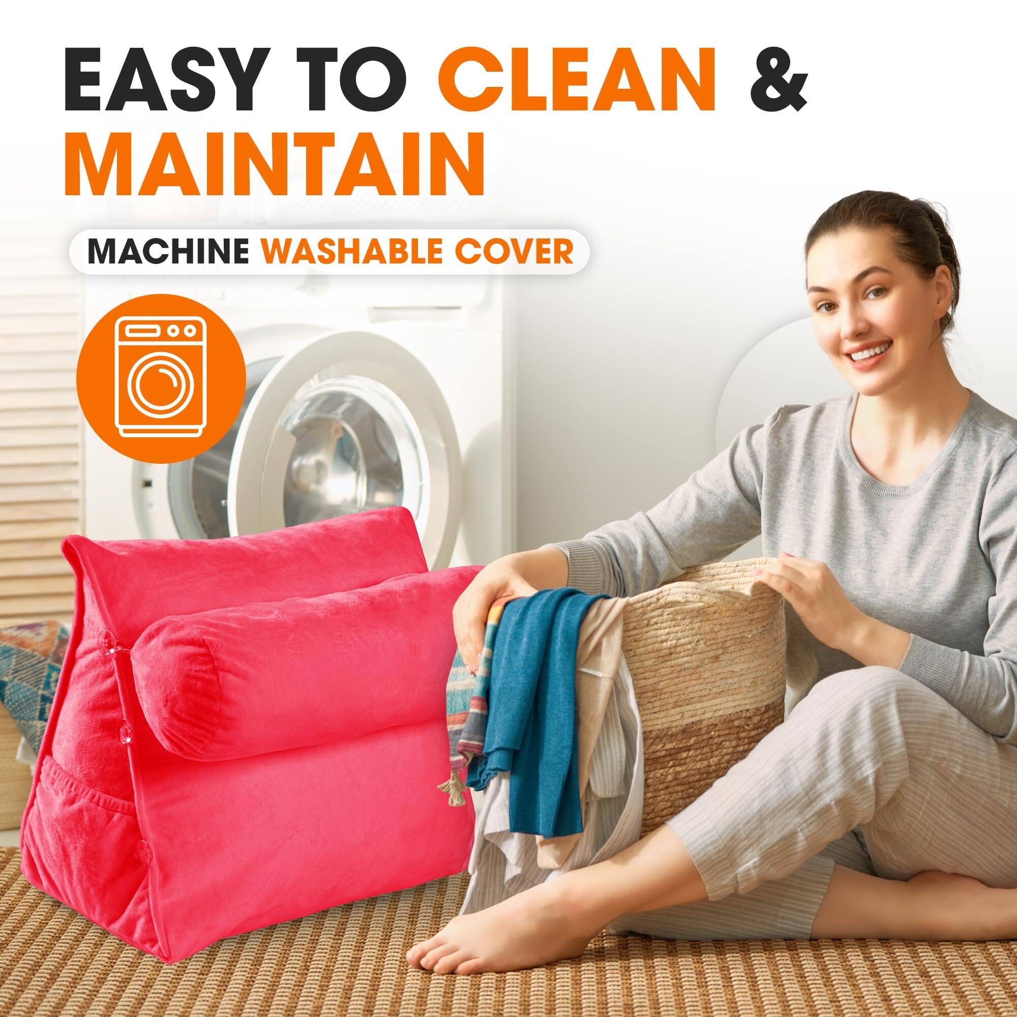 EASY TO CLEAN & MAINTAIN  
MACHINE WASHABLE COVER