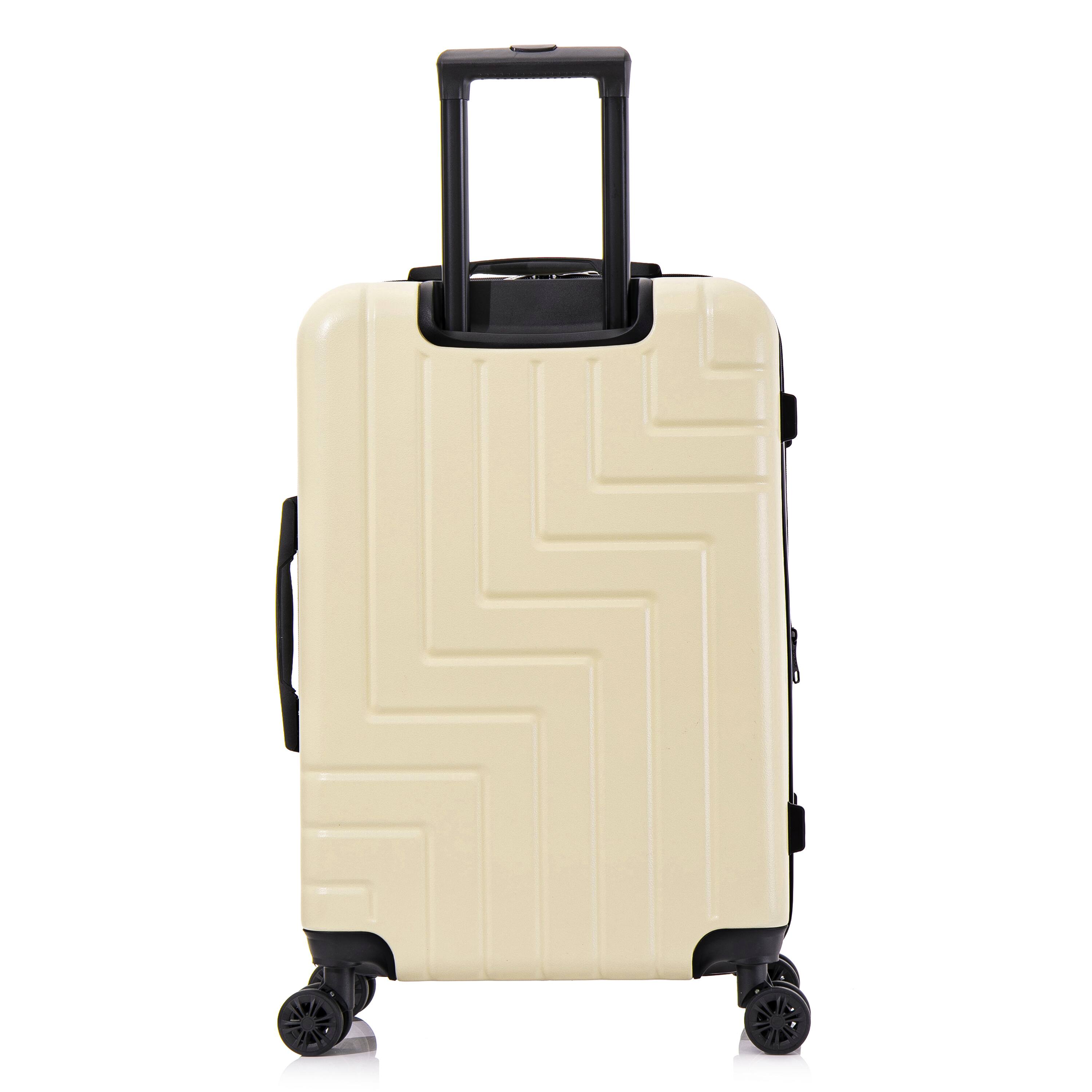 Alt View 1. DUKAP - Zahav Lightweight Hardside Spinner Luggage 24" - SAND.