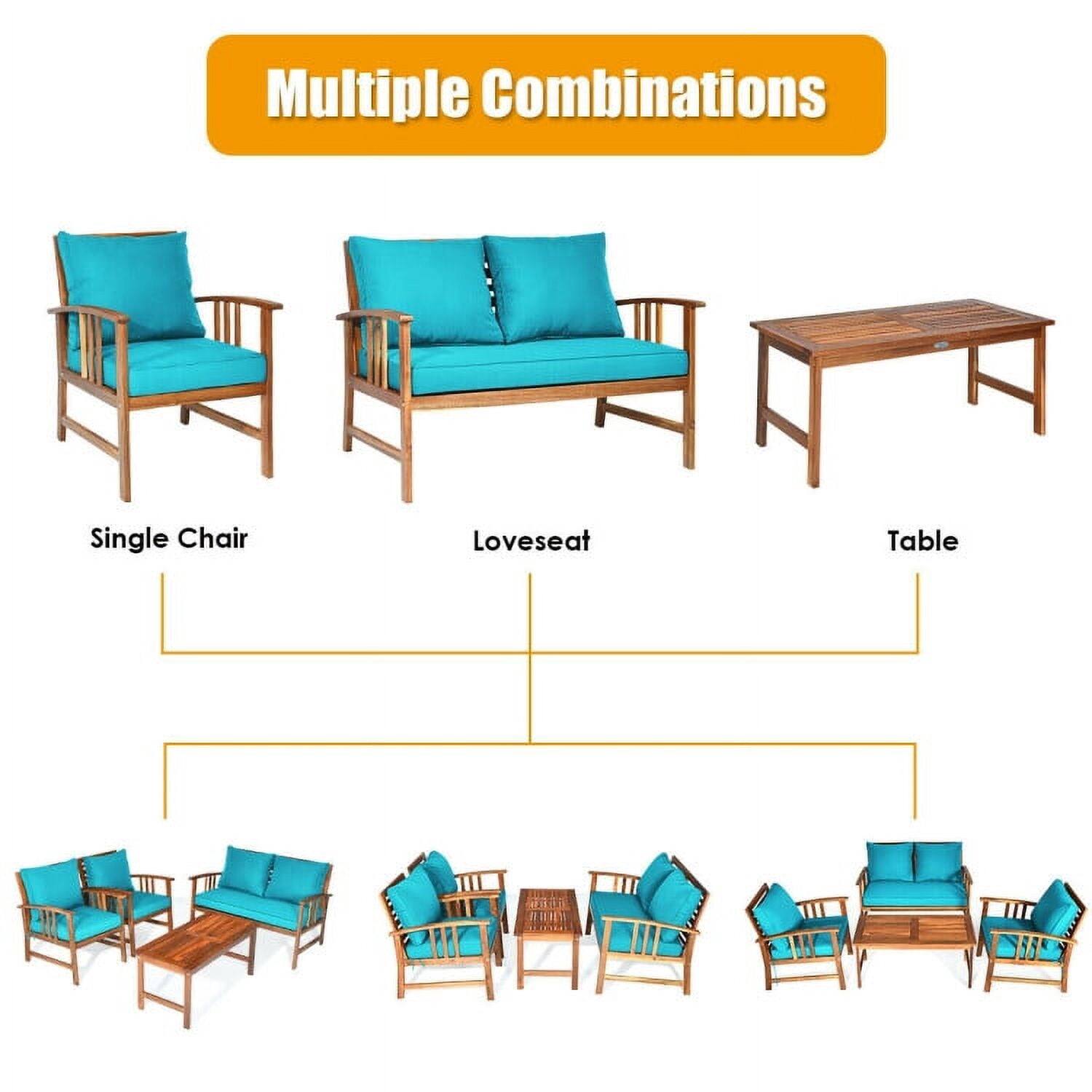 Multiple Combinations

Single Chair  
Loveseat  
Table