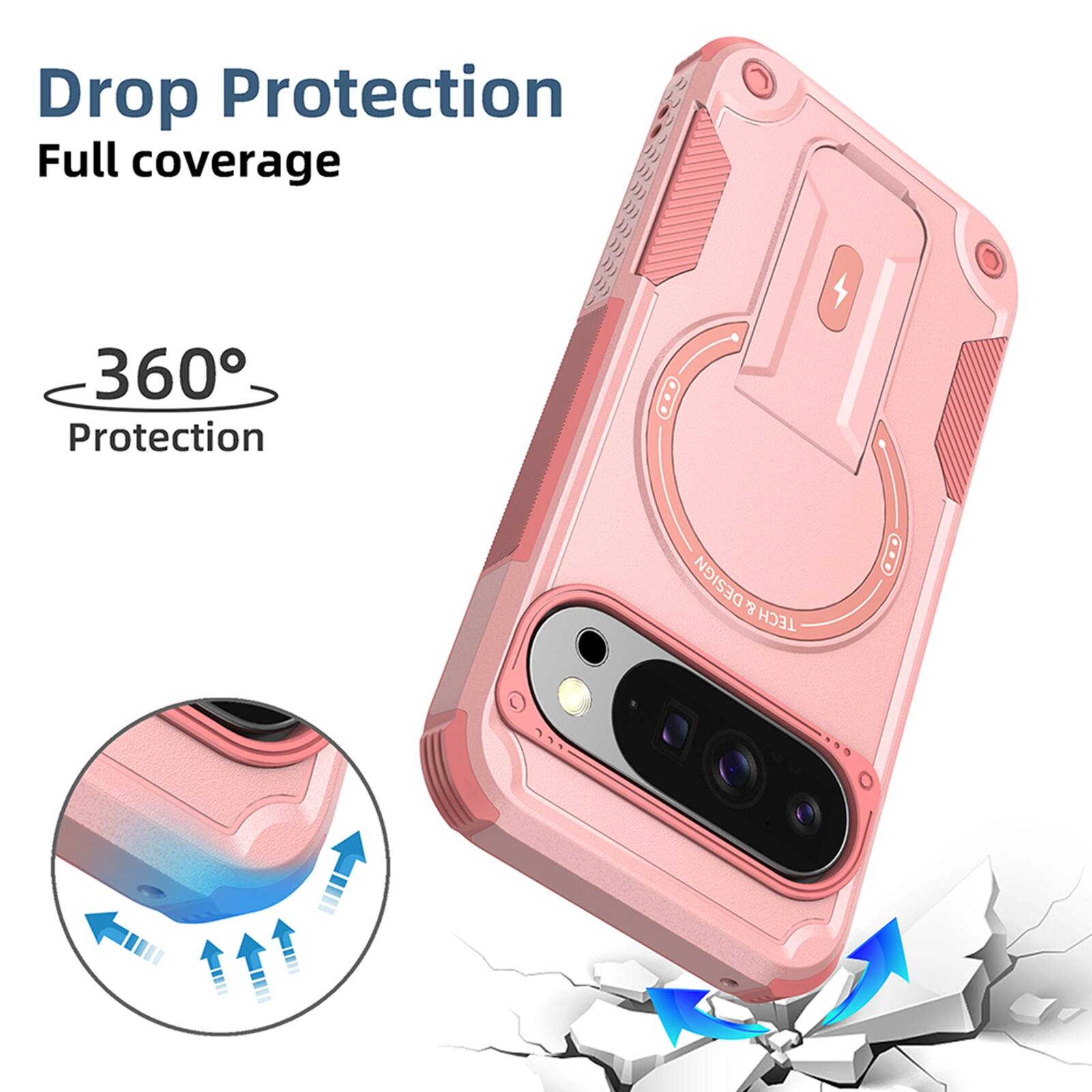 Drop Protection  
Full coverage  
360° Protection