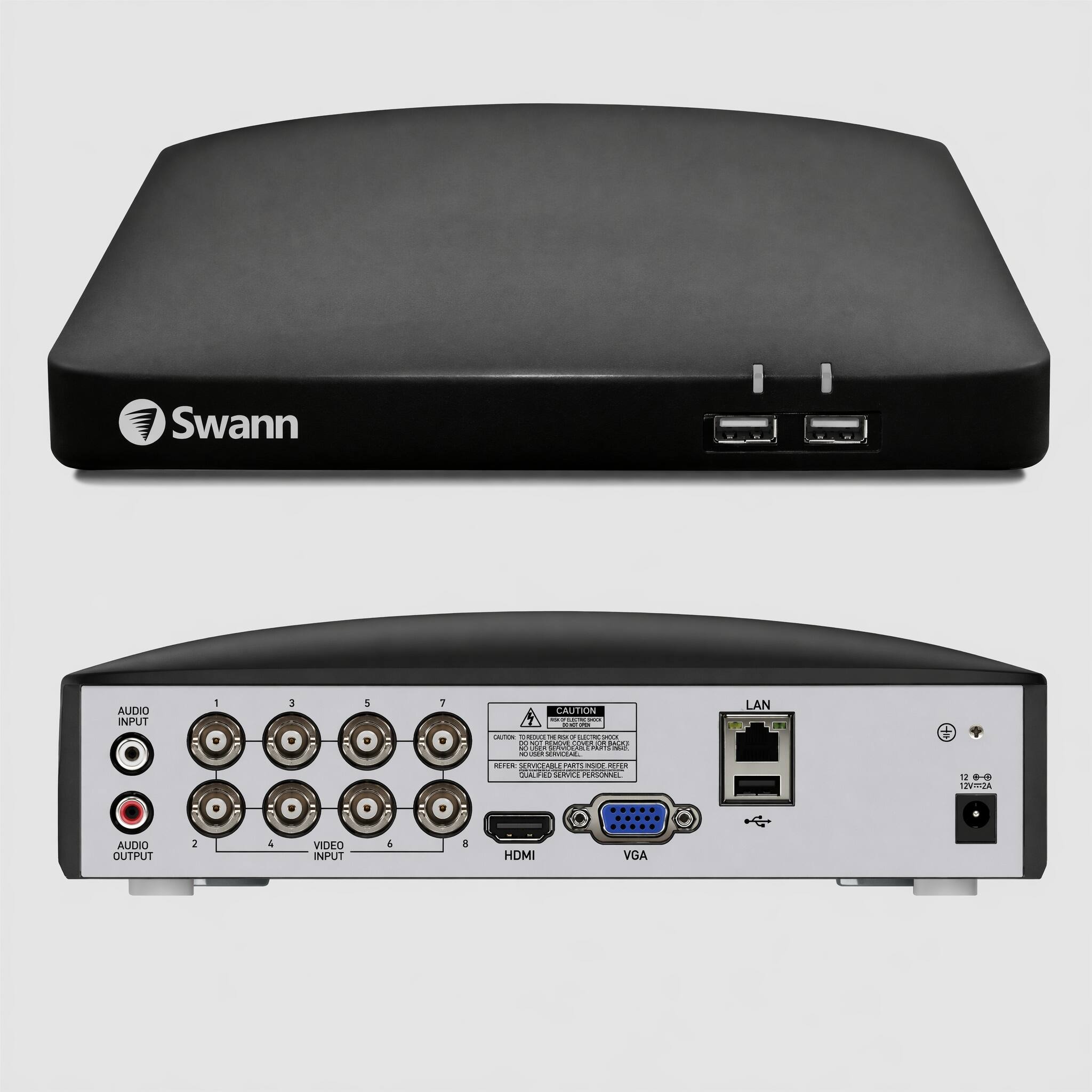Swann - Refurbished Excellent - DVR-4680 8 Channel 1080p Digital Video Recorder 1TB HDD