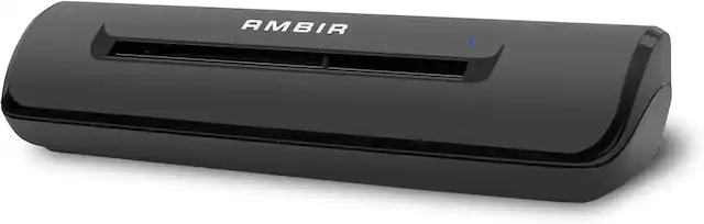 Front. Ambir Technology Inc - Ambir ImageScan Pro 667 Business Card Scanner with AmbirScan Business Card for Windows PC - Black.