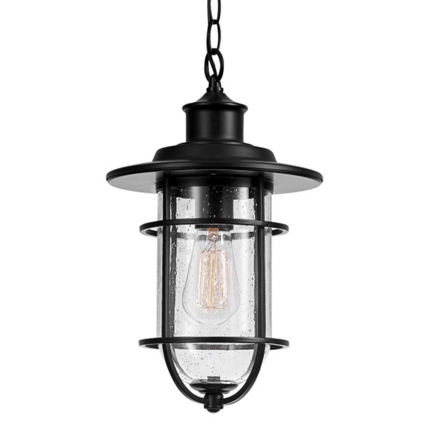 Angle. Globe Electric - Globe Electric Turner Matte Black 1 lights Pendant Light.