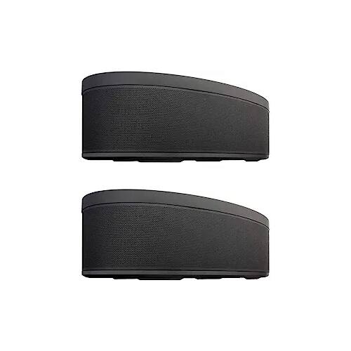 Front. Yamaha - Yamaha (1 Pair) MusicCast 50 Wireless Speaker for Streaming Music, Works with Alexa Bundle - BLACK.
