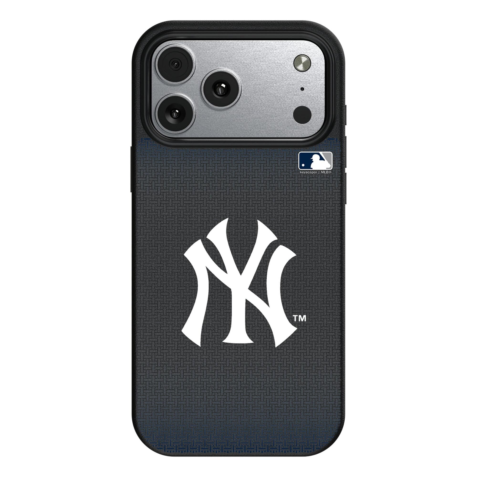 Keyscaper - MLB - New York Yankees Linen Logo iPhone Magnetic Bump Case - 17 Pro Max - Black price history on PriceWatchPro