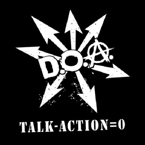 D.O.A. - Talk Minus Action = Zero   - VINYL LP price history on PriceWatchPro