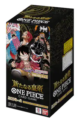 ONE PIECE CARD GAME
OP-09
129+1 CARD PIECE GAME
BANDAI NAMCO
MADE IN JAPAN