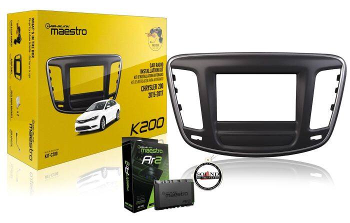 What's in the Box: Maestro Car Radio Installation Kit for Chrysler 200 (2015-2017) - K200